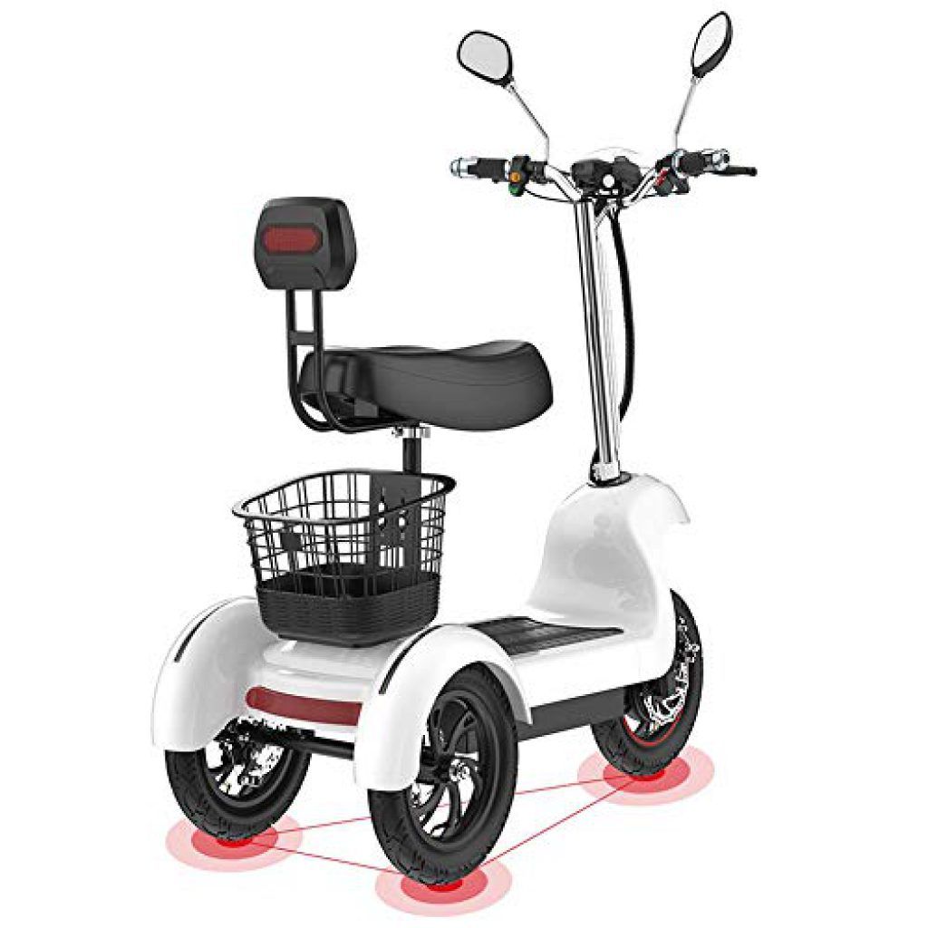 Joy-Beau Scooter eléctrico Triciclo 3 Ruedas para Adultos/Ancianos