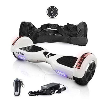 ACBK – Patinete Eléctrico Hover Autoequilibrio con Ruedas de 6.5″ – Bluetooth blanco