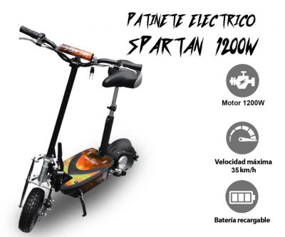 PATINETE ELÉCTRICO SPARTAN 1200W